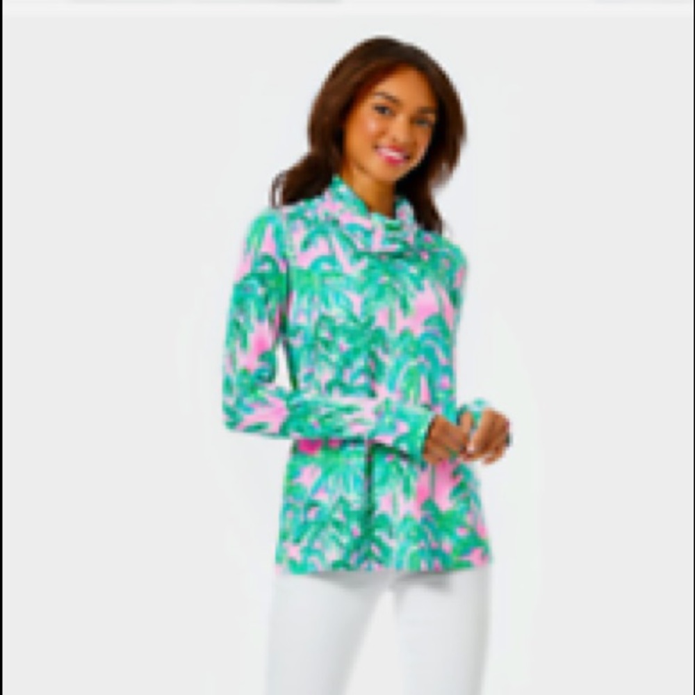 NWT Lilly Pulitzer Lilshield UPF 50+ top sz Large